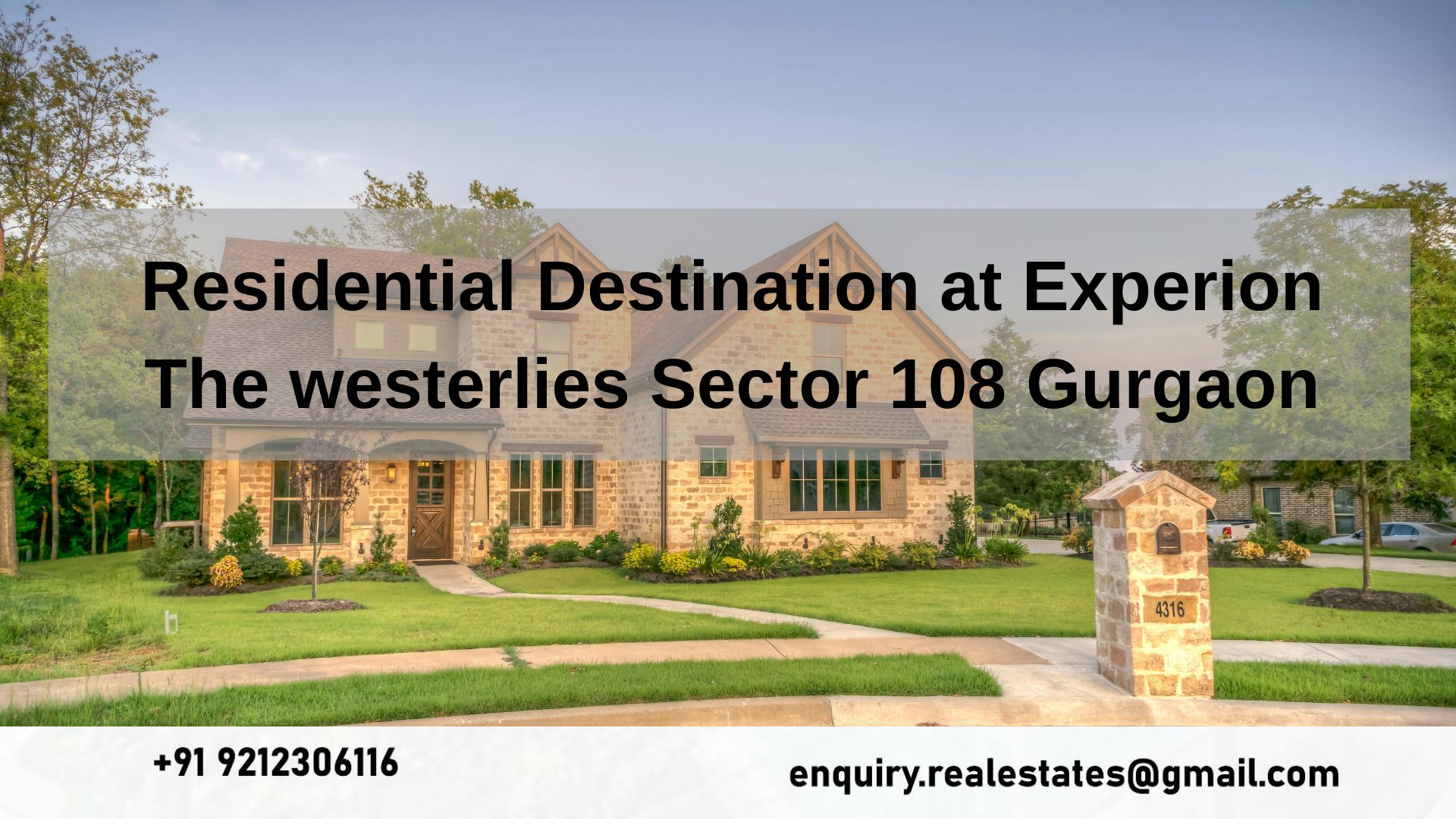Residential Destination at Experion The westerlies Sector 108 Gurgaon